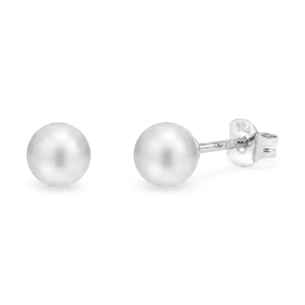 Tom Tailor Damen Ohrstecker 2101811 Silber 925 Süßwasserzuchtperle