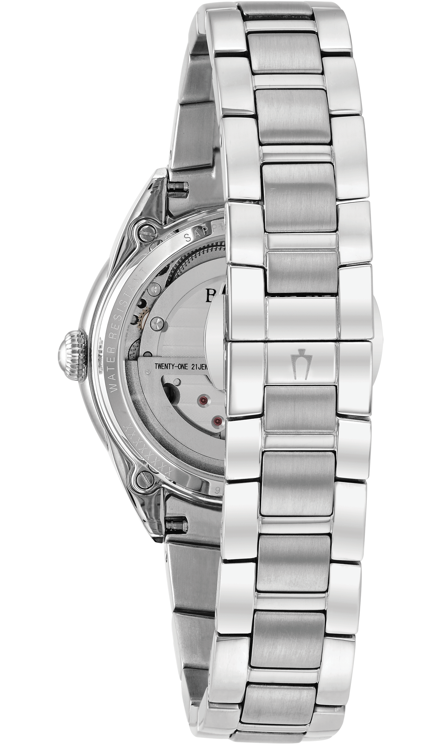 Bulova Damen Armbanduhr 96P191 Sutton Automatik Classic