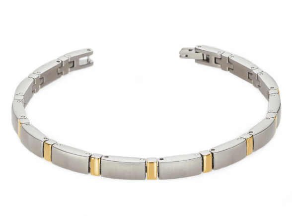 Boccia Damen Armband 0371-02 Titan bicolor