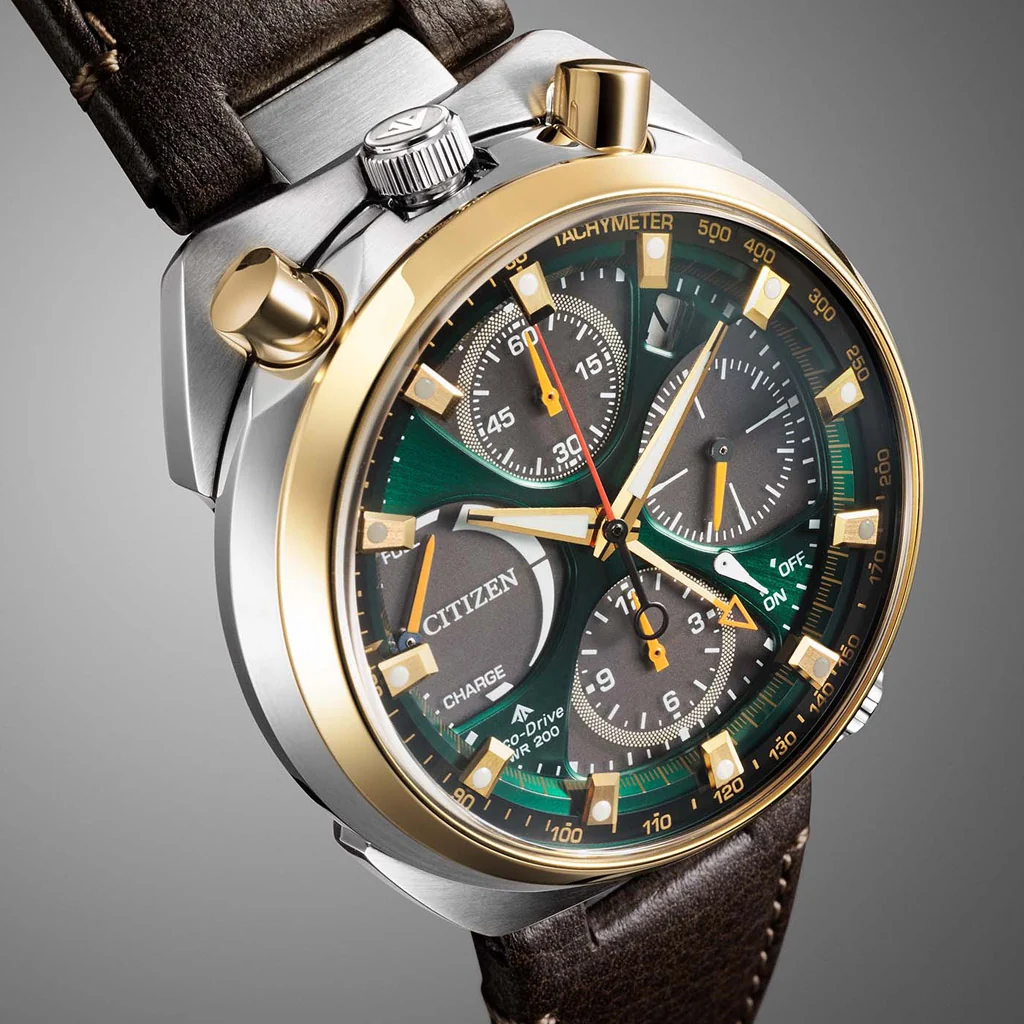 Citizen Herren Armbanduhr Promaster Tsuno Land Racing AV0104-06W Chronograph Eco-Drive Limited Edition