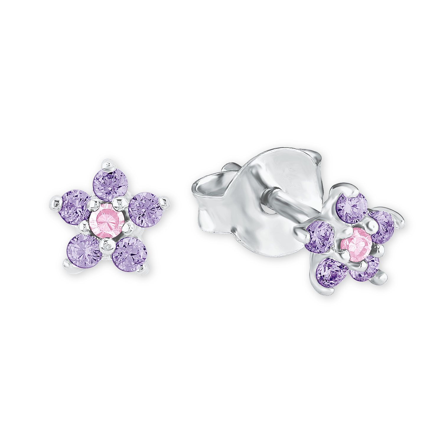 Lillifee 2021109 Ohrstecker Blume Silber 925