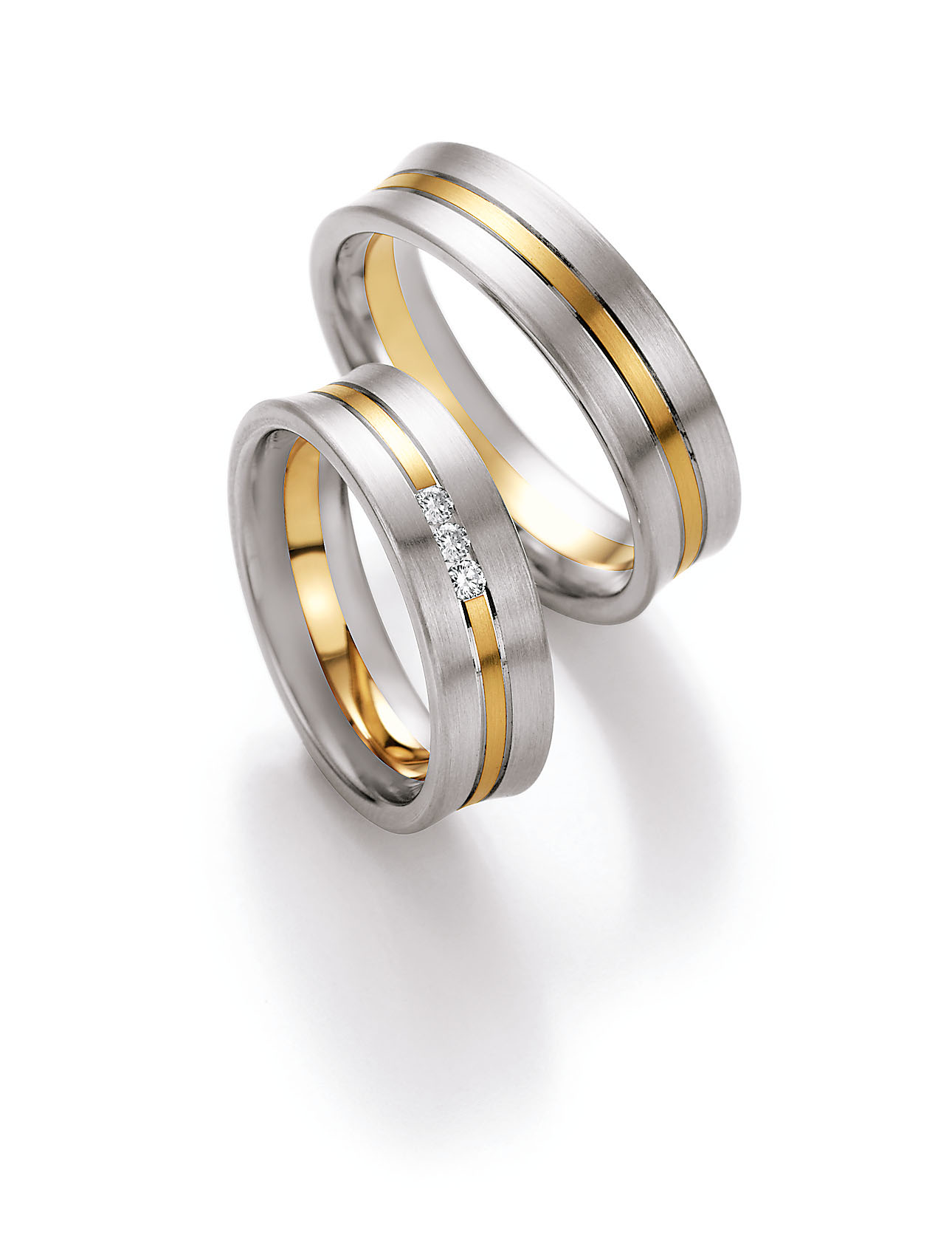 Eheringe Trauringe Honeymoon Edition Konkav 72-10090 / 72-10100