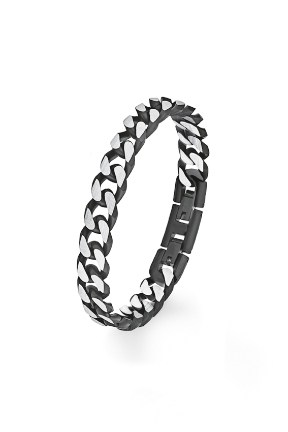 s.Oliver Herren Armband 9954490 Edelstahl black