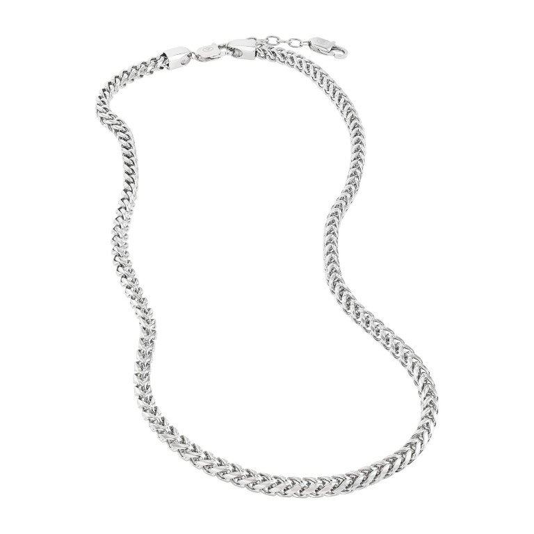 Tom Tailor Herren Halskette 2100687 Edelstahl mit eleganter Fuchsschwanzgliederung
