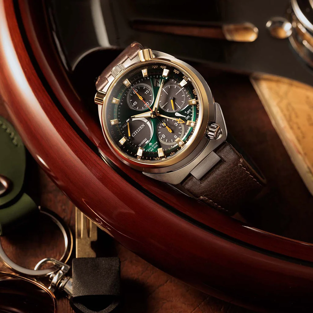 Citizen Herren Armbanduhr Promaster Tsuno Land Racing AV0104-06W Chronograph Eco-Drive Limited Edition