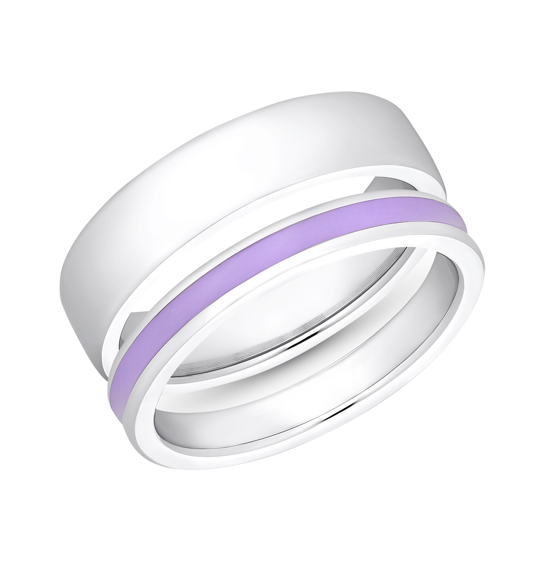s.Oliver Damen Ring 2035007 2035009 2035010 2035012 Edelstahl Emaille lila