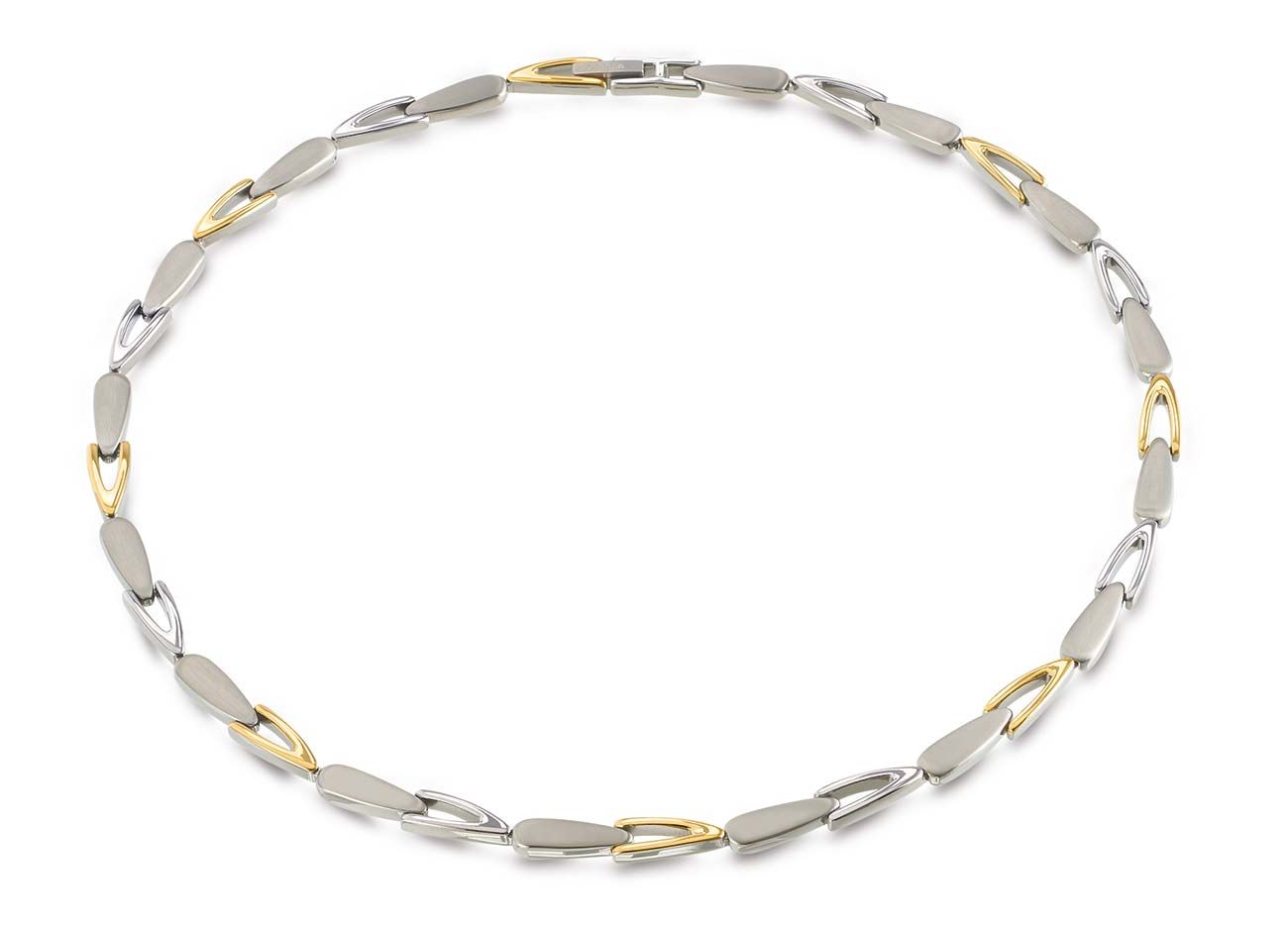 Boccia Damen Collier 08039-02 Titan Bicolor Gelbgold IP