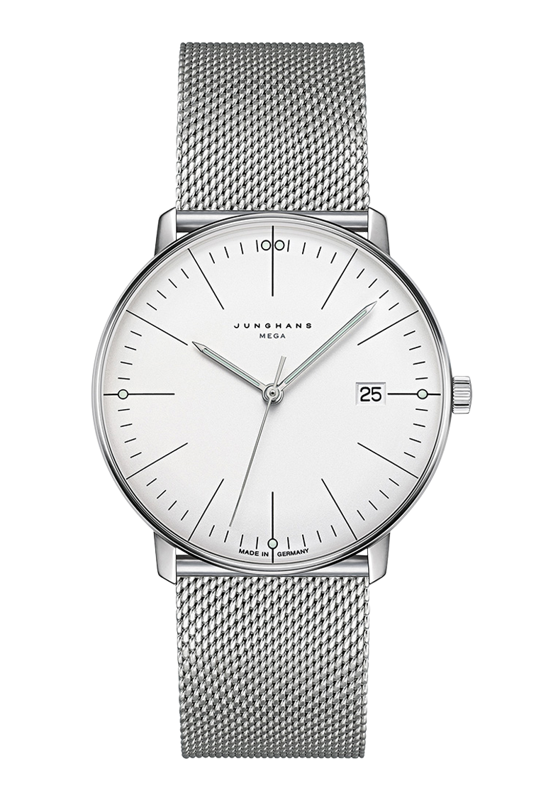 Junghans Herren Armbanduhr Funk 058/4821.44 Max Bill Mega