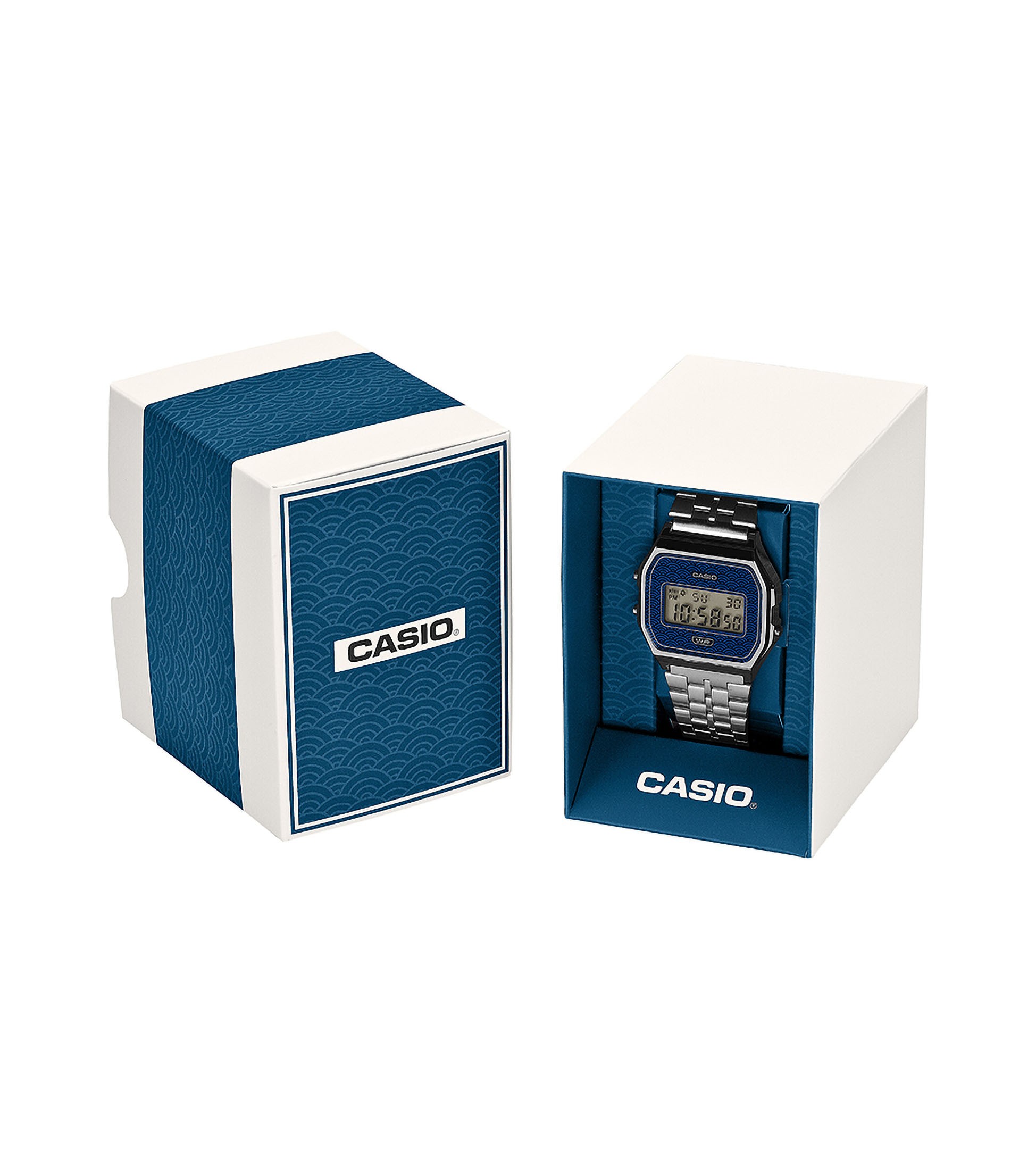 Casio Armbanduhr A159WEVJ-2ER Vintage Iconic digital blau