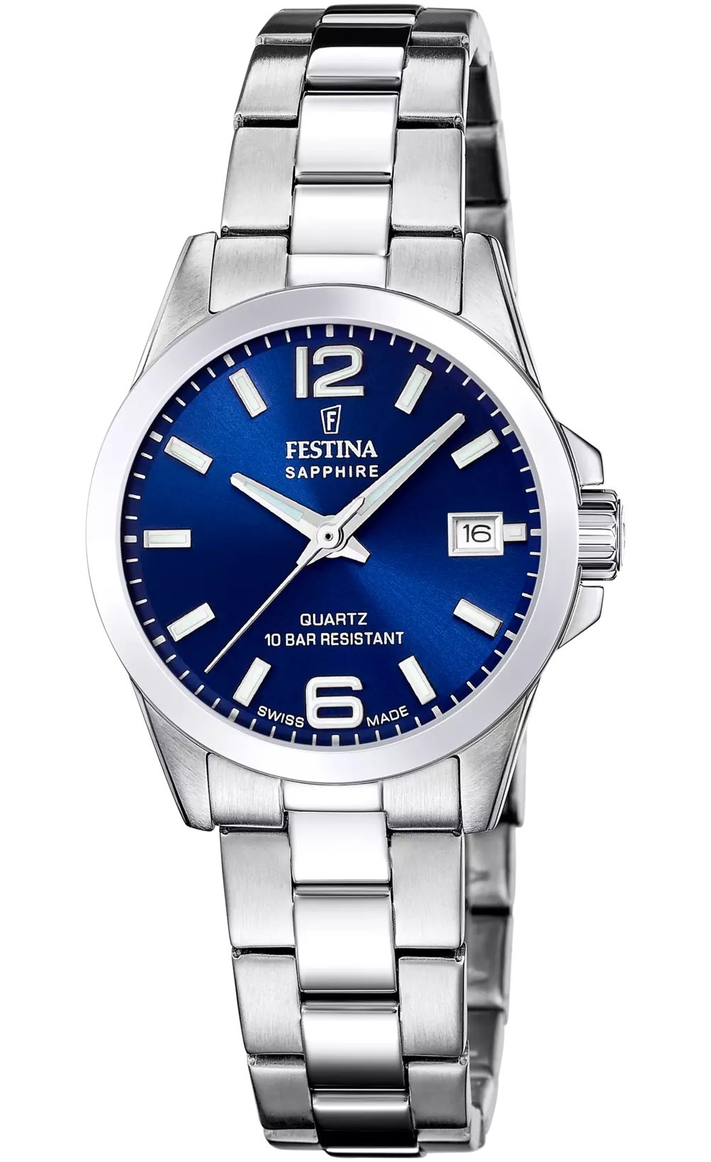 Festina Damen Armbanduhr "Swiss Made" F20049/5 Edelstahl