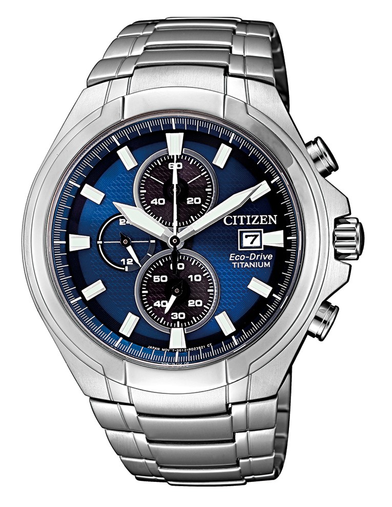 Citizen Herren Armbanduhr CA0700-86L Eco Drive Chronograph Super Titanium