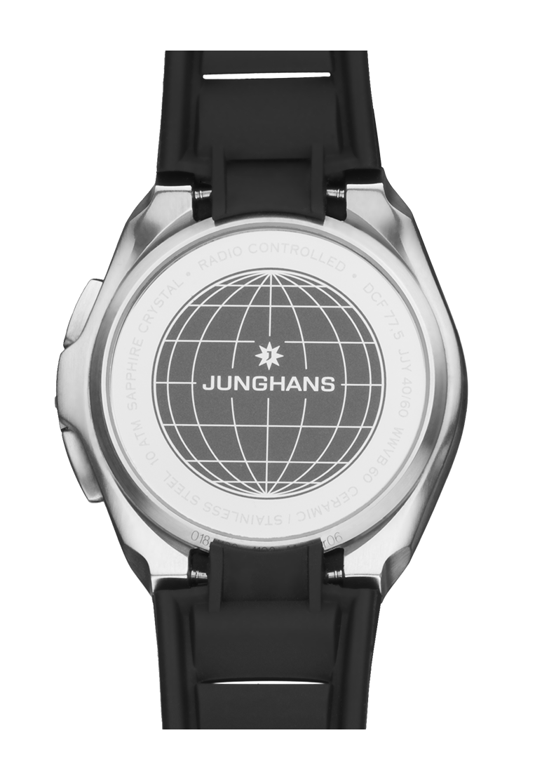 Junghans Herren Armbanduhr 018/1526.00 Spektrum  Mega Solar Kautschukband
