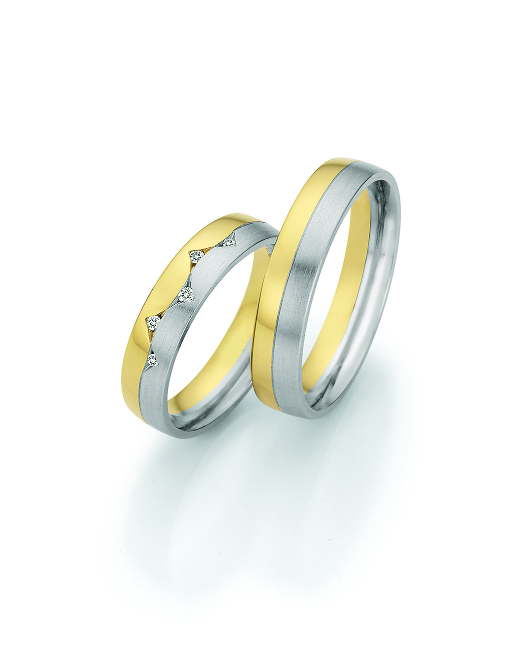 Eheringe Trauringe Honeymoon Platin III 66-67130 / 66-67140