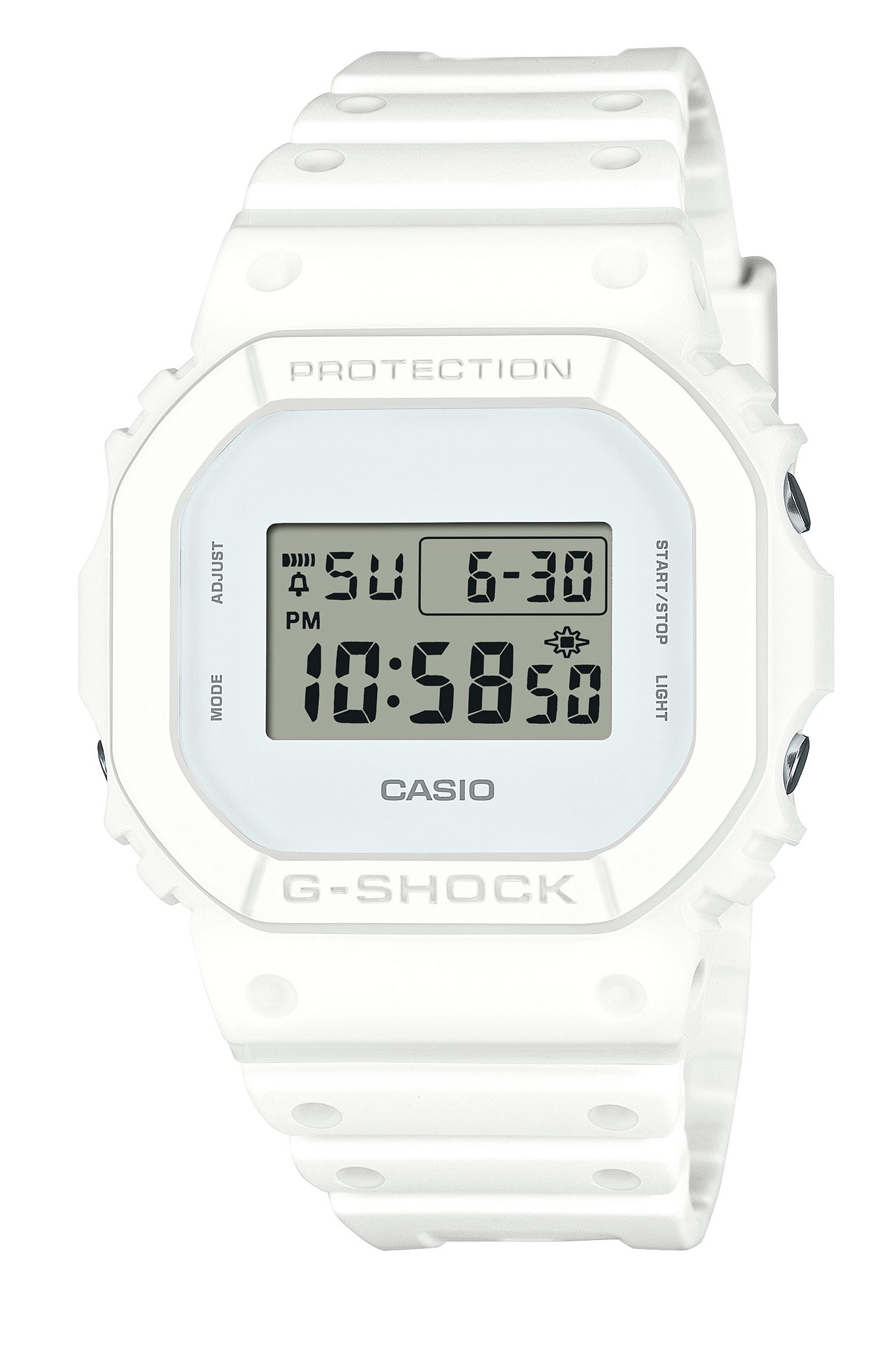 Casio Armbanduhr G-Shock DW-5600WW-7ER digital weiß