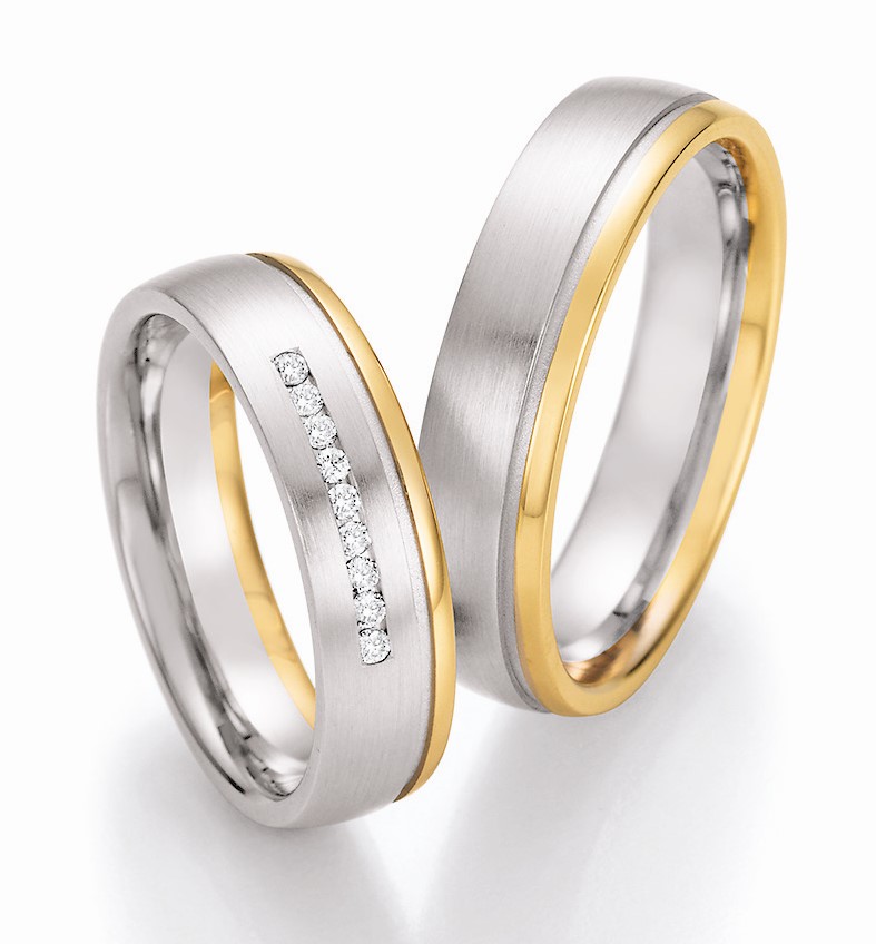 Eheringe Trauringe Honeymoon SOLID IV 66/42050 66/42060 Weißgold Gelbgold