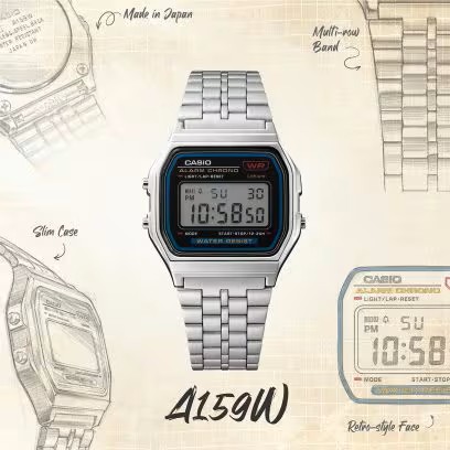 Casio Armbanduhr A159WE-1EF Vintage Iconic digital 