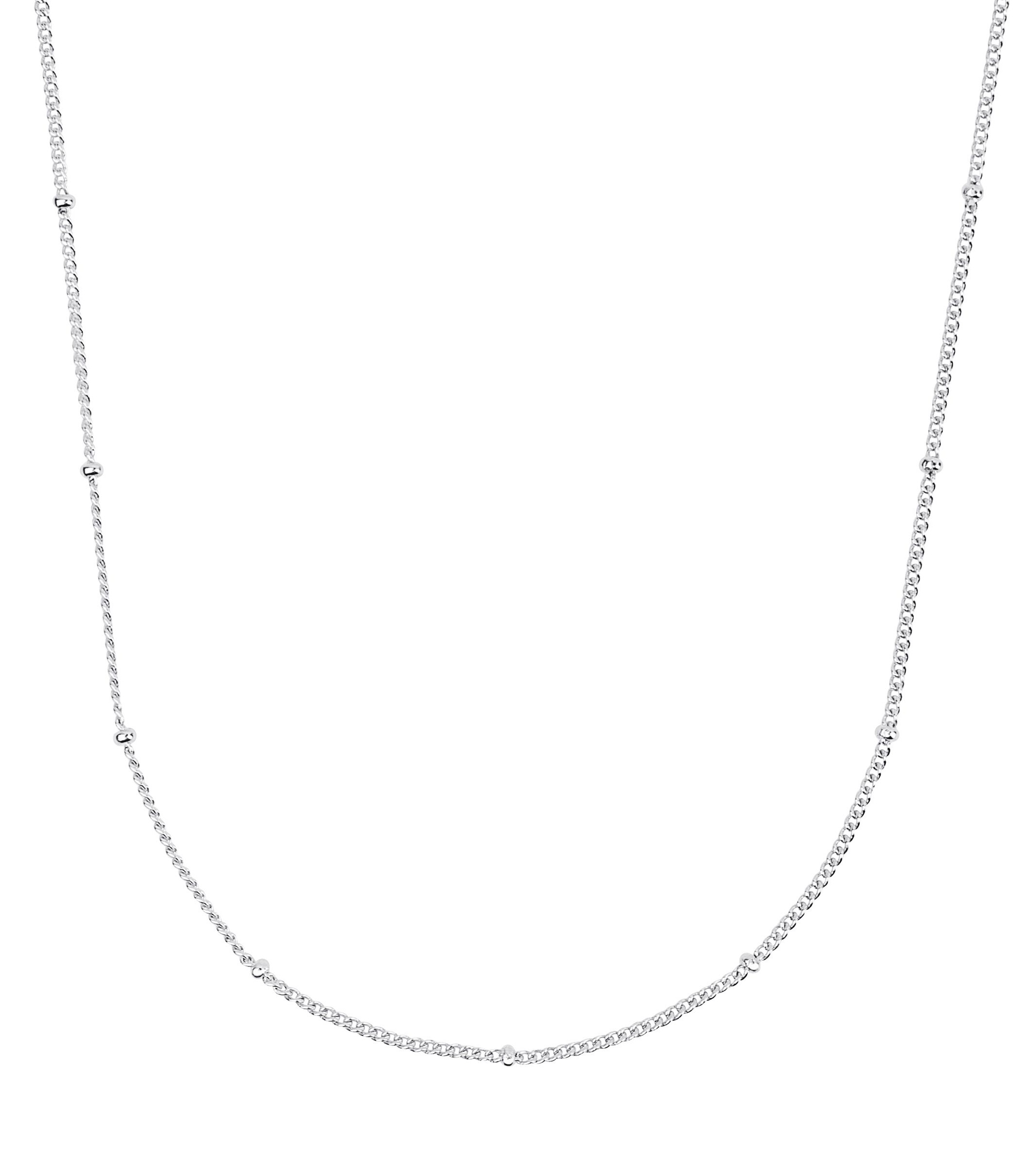 Tom Tailor Damen Halskette 2101256 Silber 925 Panzergliederung mit kleinen Kugeln