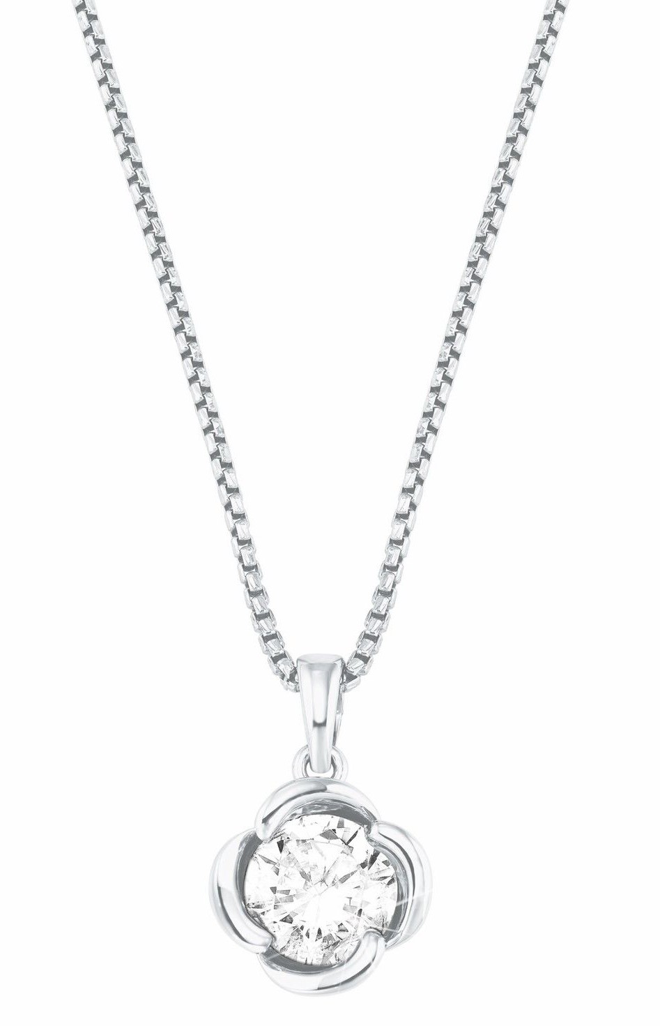 s.Oliver Damen Halskette 2027679 Silber Zirkonia
