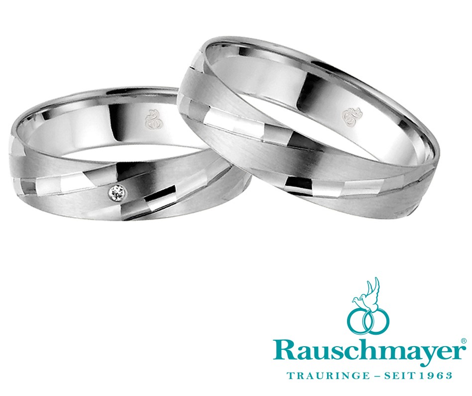 Eheringe Trauringe Rauschmayer Easy Line 20-03687 21-03687 Weißgold