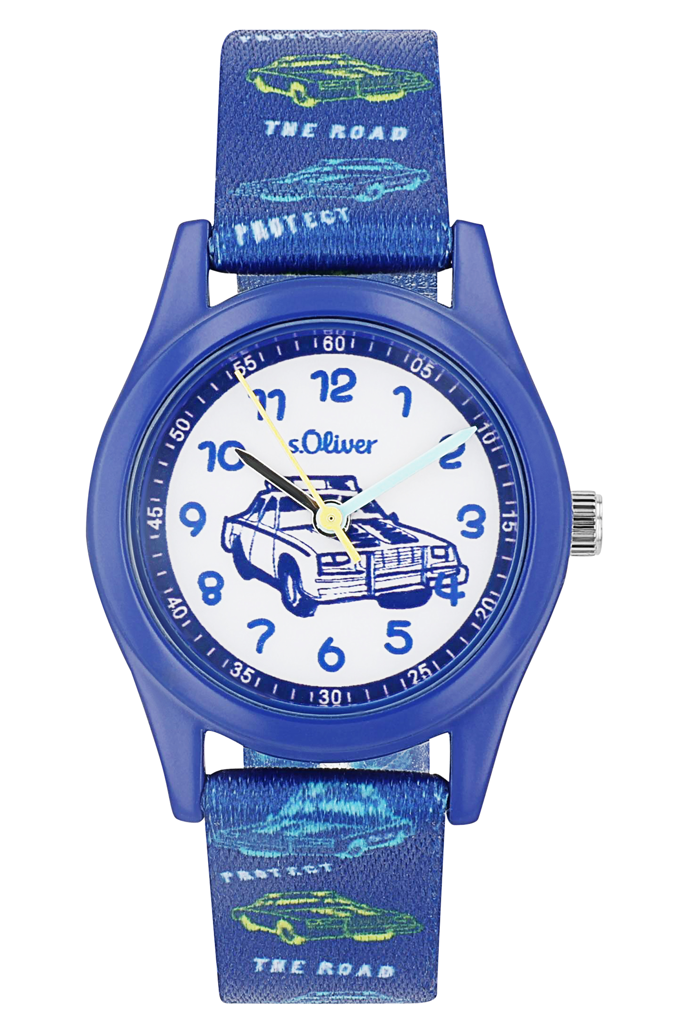 s.Oliver Jungen Armbanduhr 2039527 Textilband Autoprint