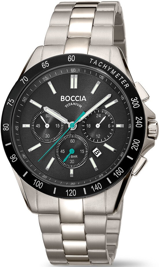Boccia Herren Armbanduhr Sport 3733-03 Chronograph Titan