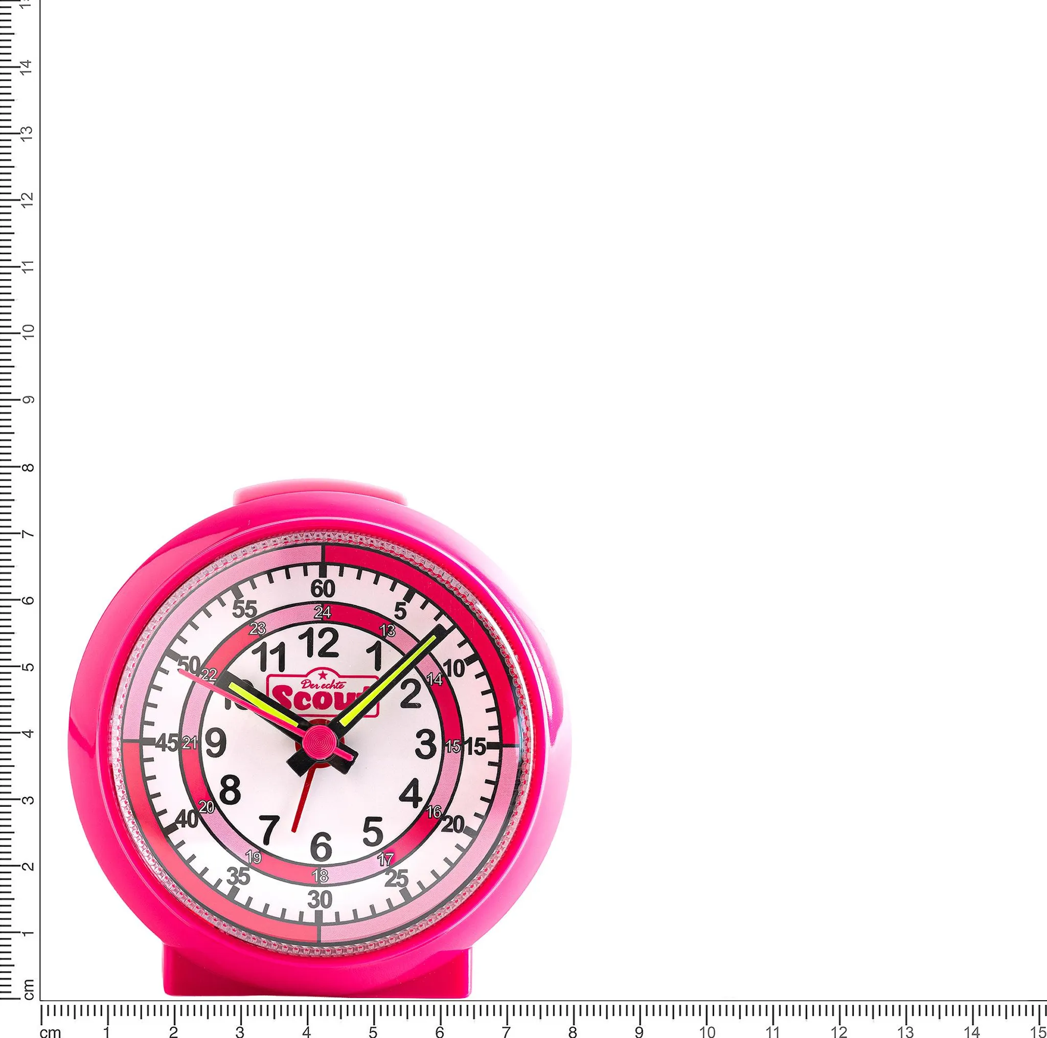 Scout Kinder Wecker 166000020 LearnTheTime rosa pink