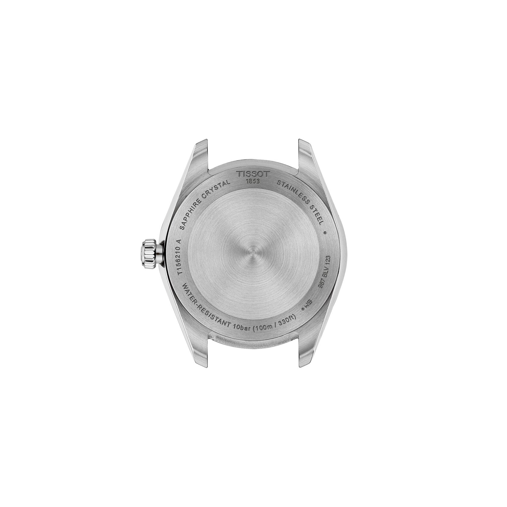 Tissot Damen Armbanduhr T156.210.11.351.00 Ballade 34 mm Edelstahl mit hellblauem Zifferblatt 