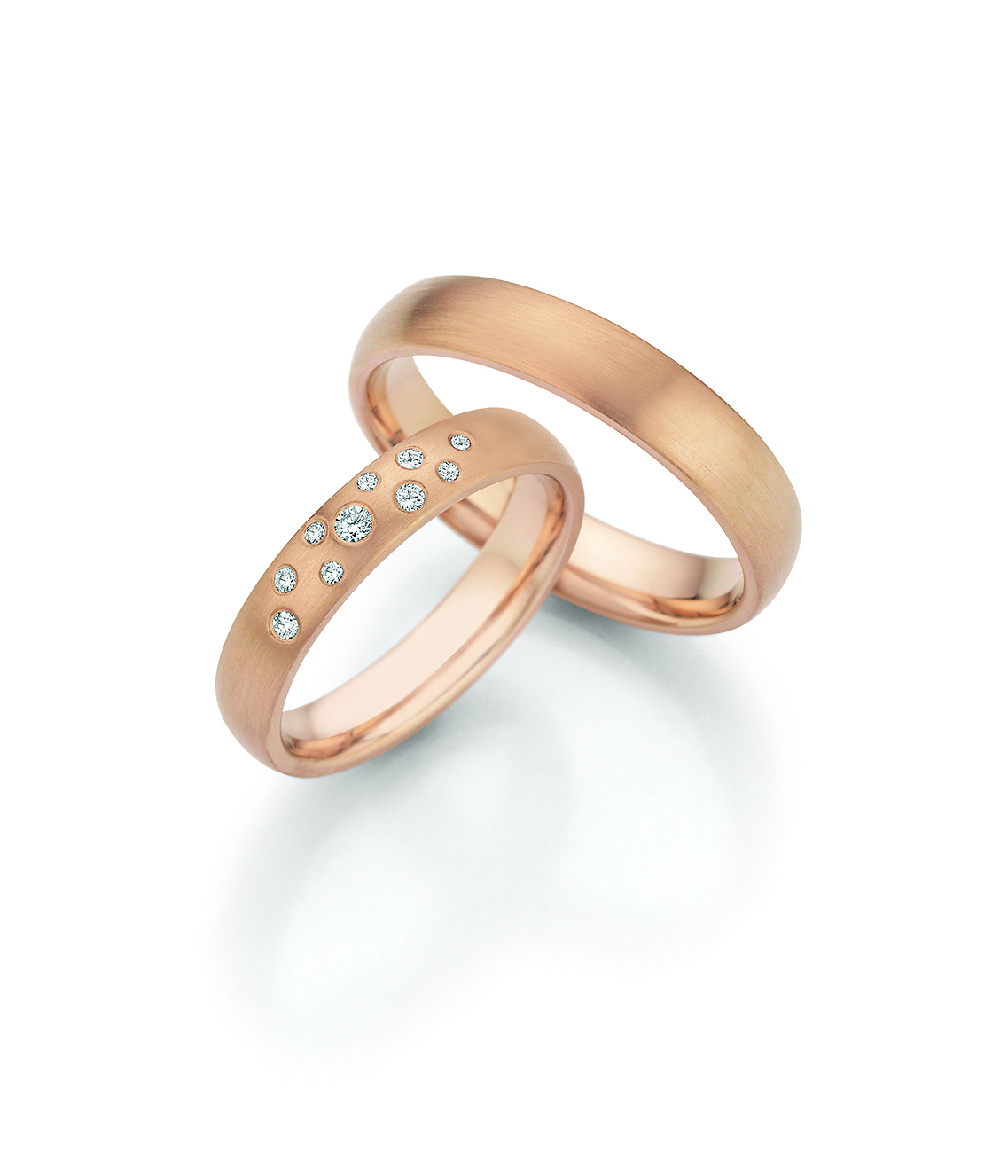 Eheringe Trauringe Honeymoon Champagne 66-16130 / 66-16140