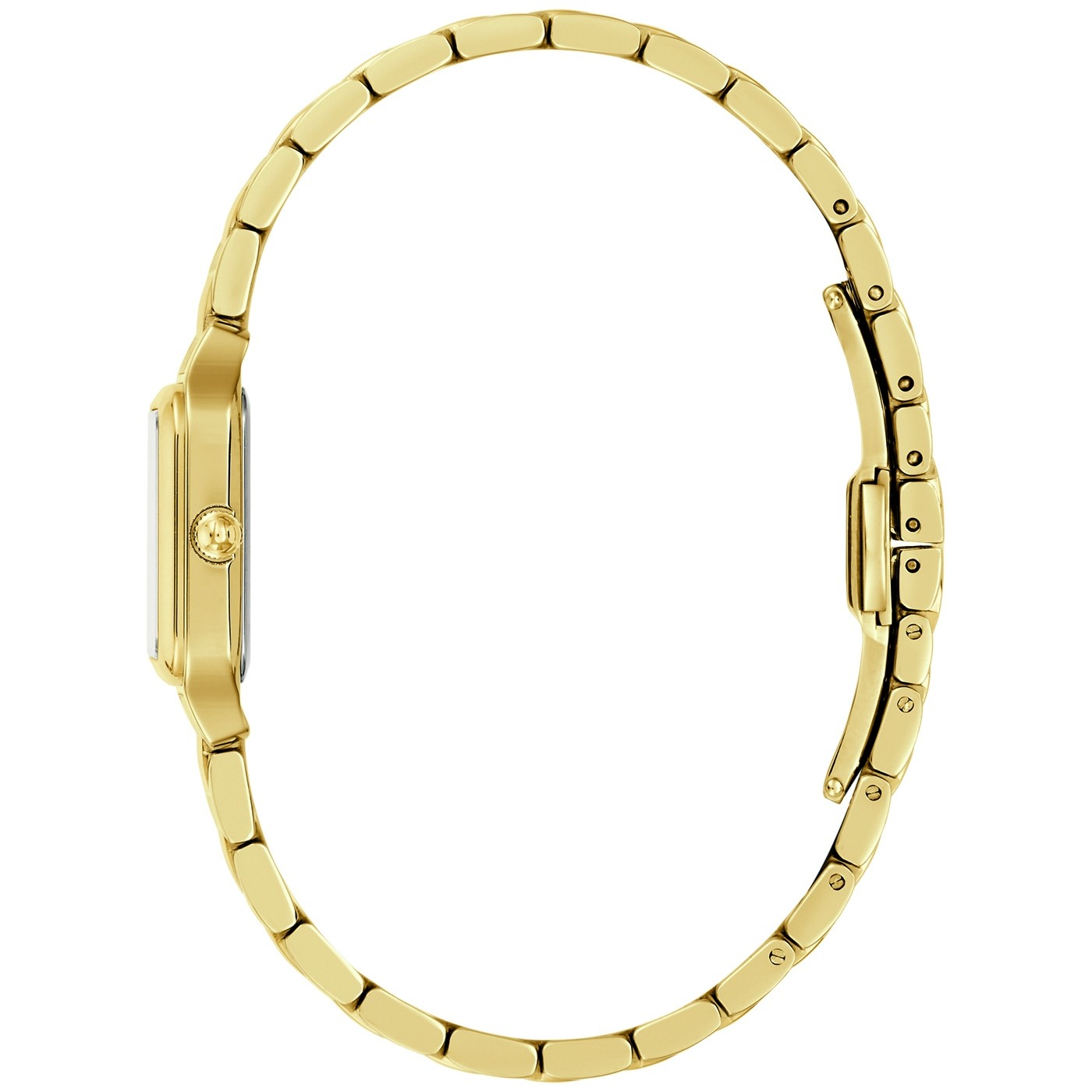 Bulova Damen Armbanduhr 97L191 Classic Edelstahl goldplattiert