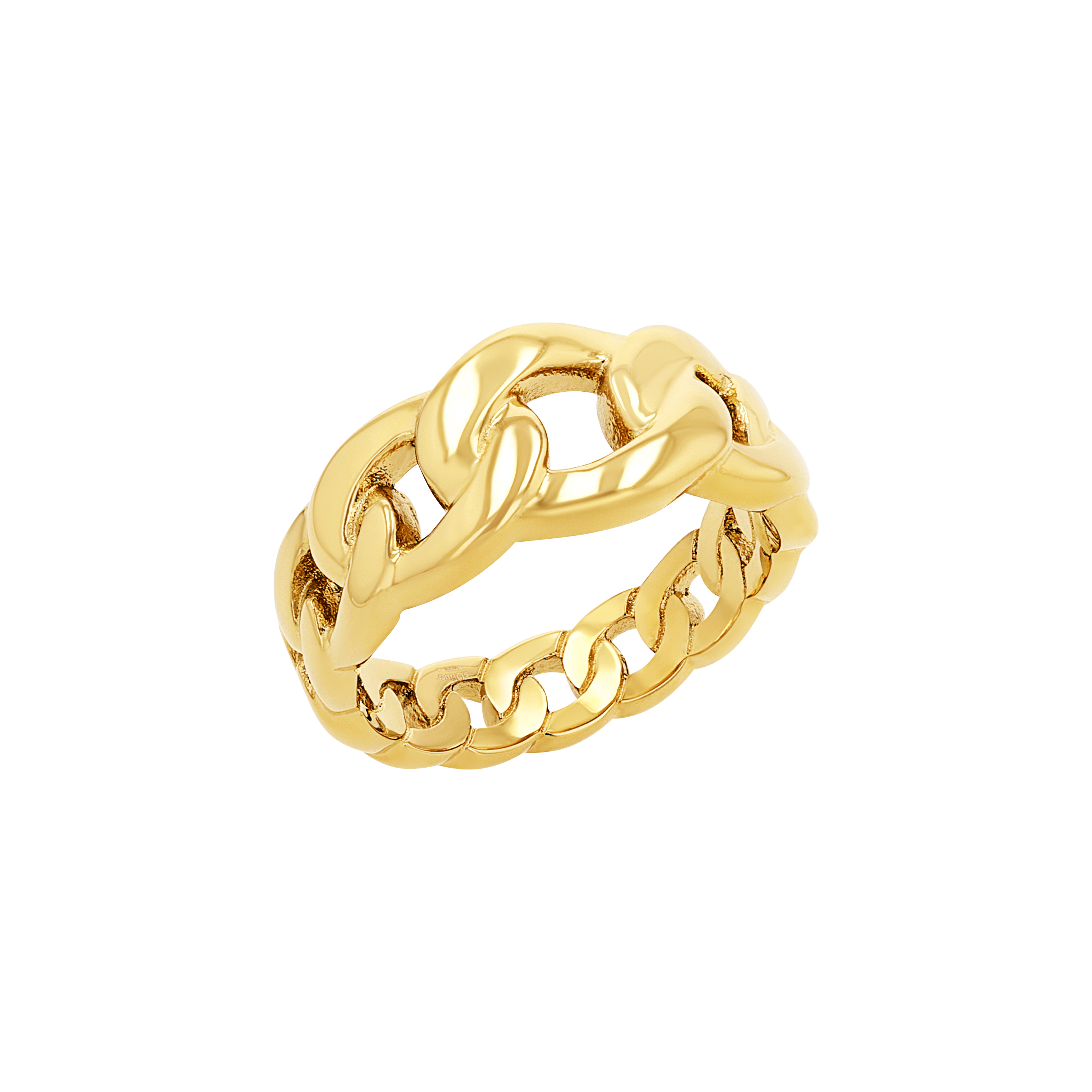 s.Oliver Damen Ring 2039752 2039753 2039754 2039755 Edelstahl gelbgold IP Panzerkettenmuster
