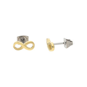 Boccia Damen Ohrstecker Infinity 05020-02 Titan goldplattiert