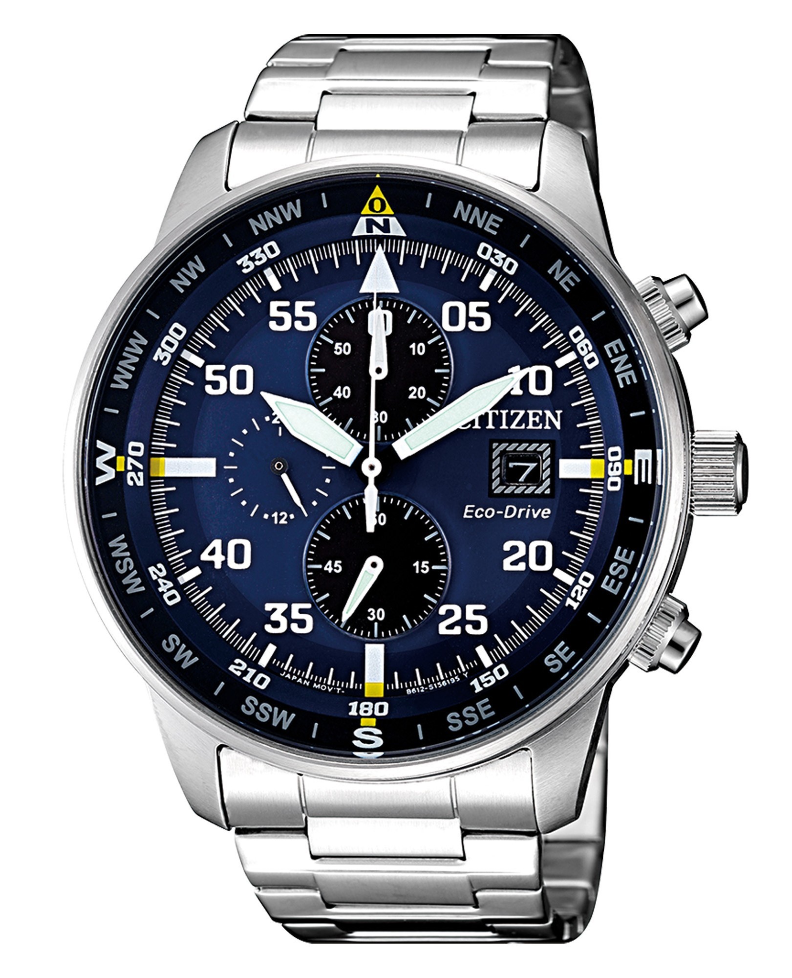 Citizen Herren Armbanduhr Eco Drive CA0690-88L Chronograph Edelstahl