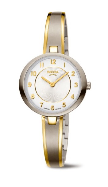 Boccia Damen Armbanduhr Dress 3377-01 Titan bicolor