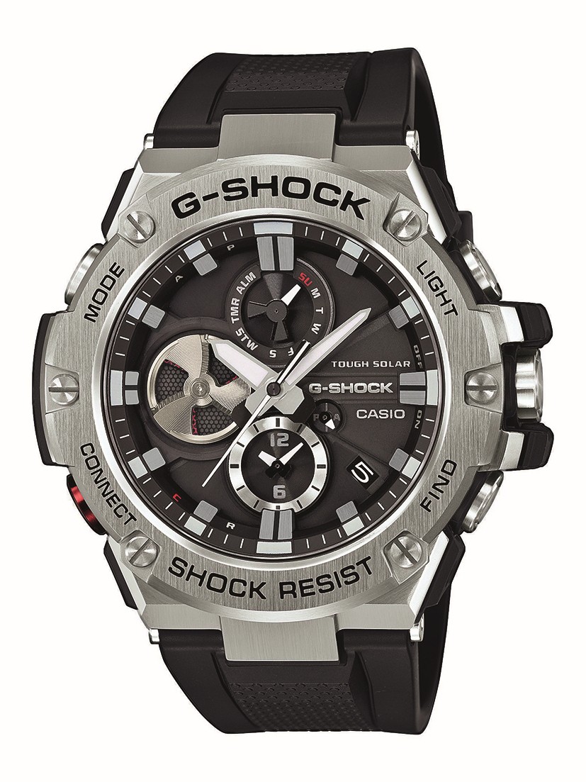 Casio Herren Armbanduhr G-Shock GST-B100-1AER Bluetooth Solar