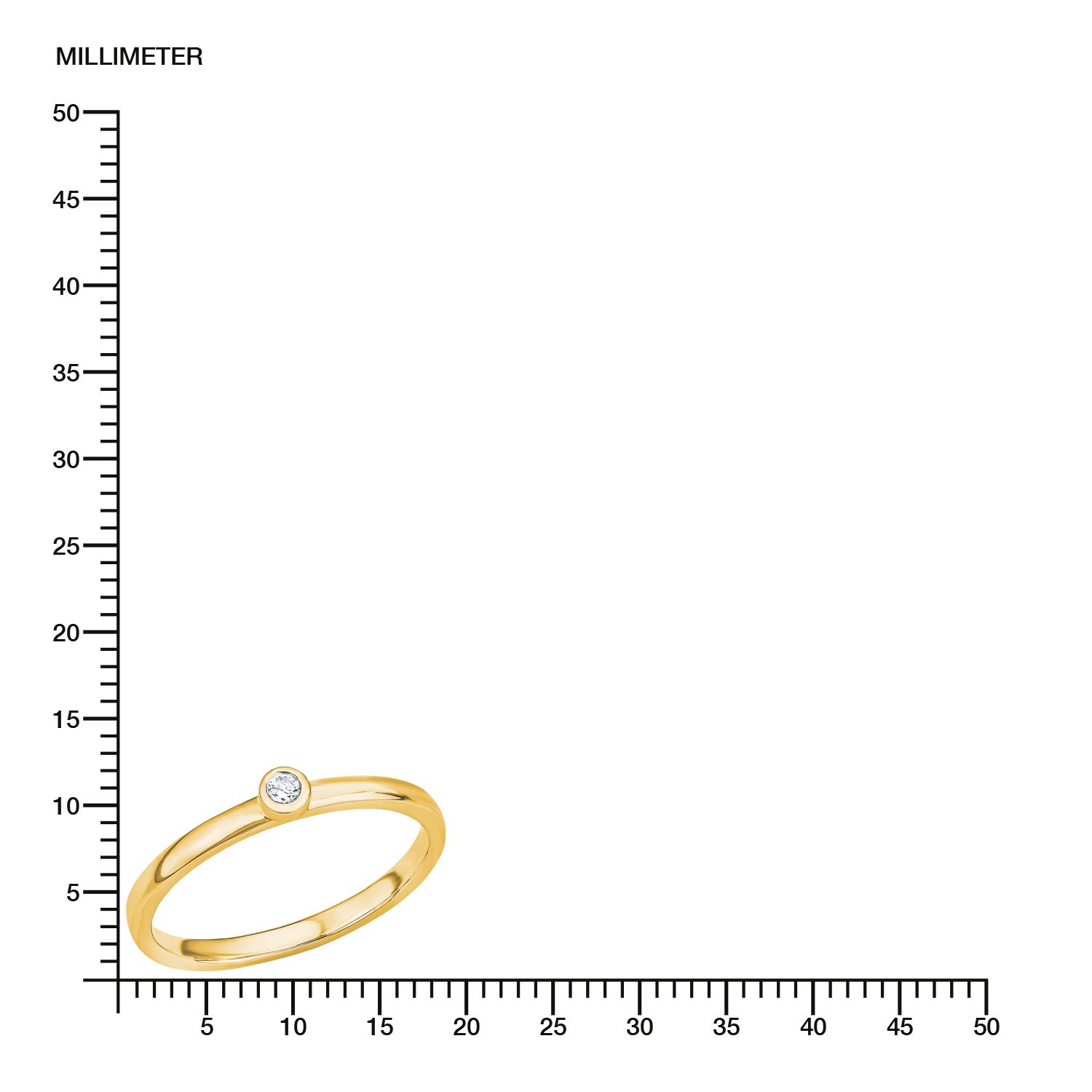 s.Oliver Damen Ring SO PURE 2026143 Zirkonia Silber vergoldet