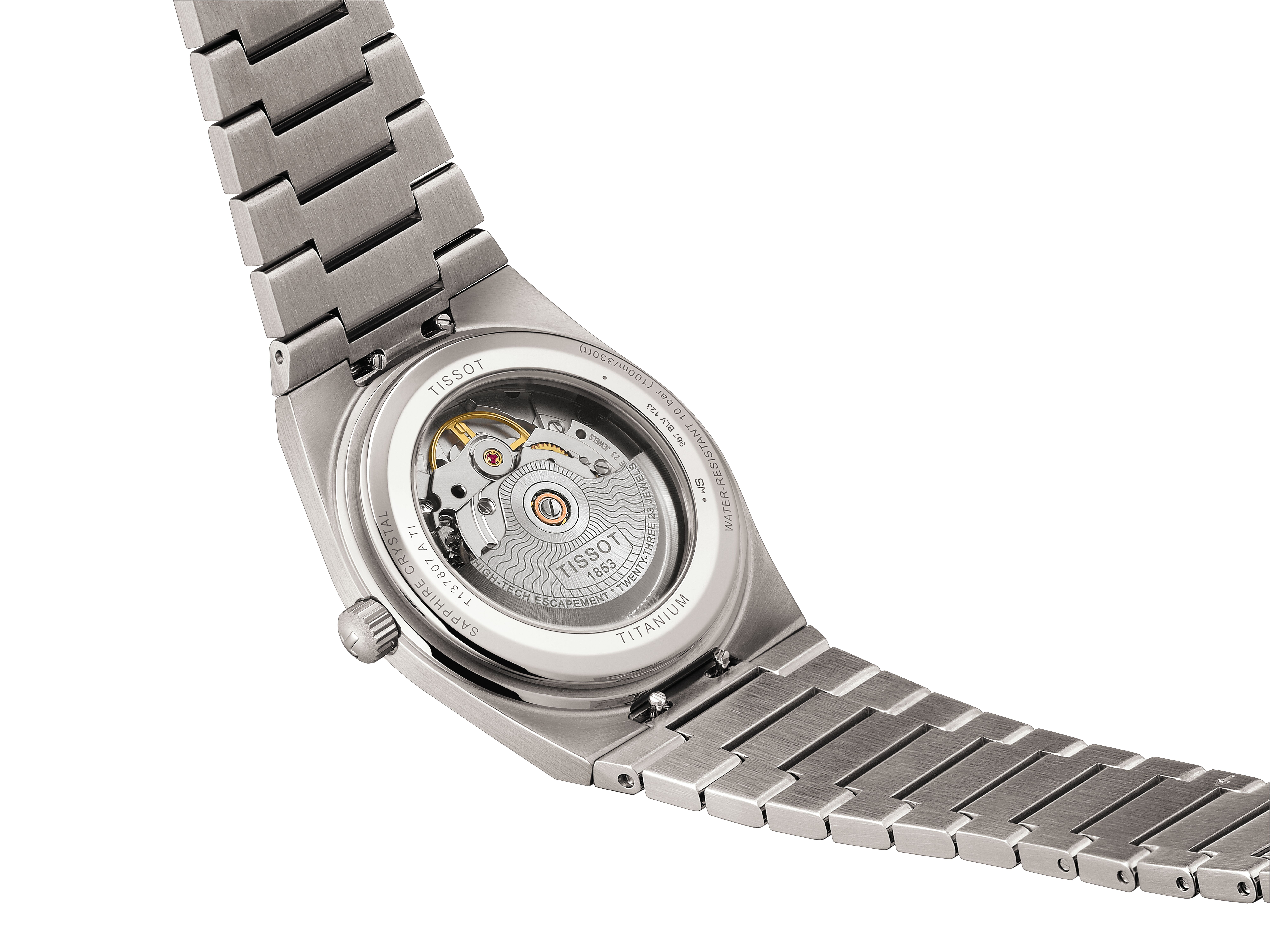 Tissot Armbanduhr T137.807.44.061.00 PRX Titan 38 mm Automatik
