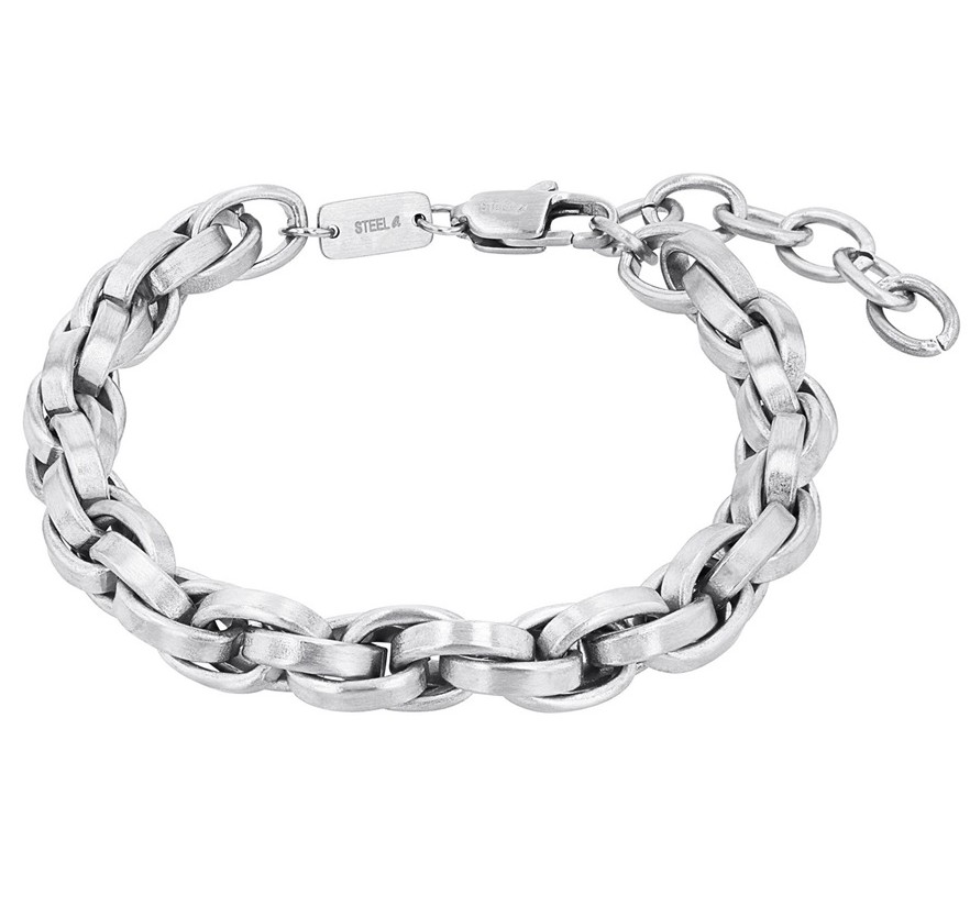 s.Oliver Herren Armband 2040619 Edelstahl matt 