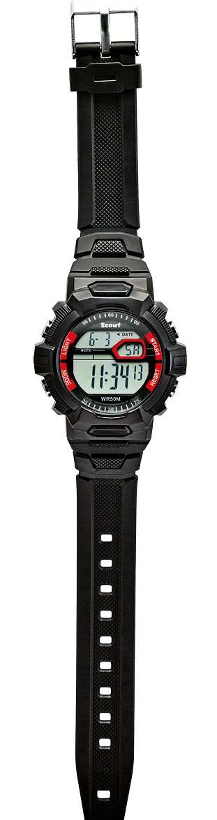 Scout Kinder Armbanduhr The Digi 280308000 schwarz