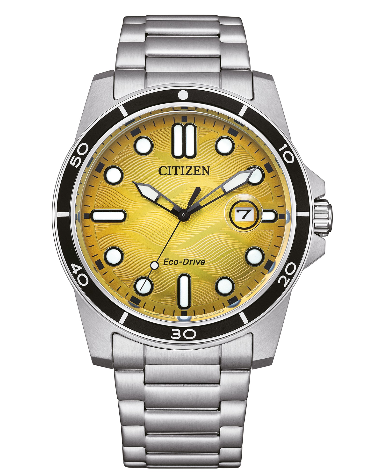 Citizen Herren Armbanduhr Solar AW1816-89X Eco Drive Edelstahl