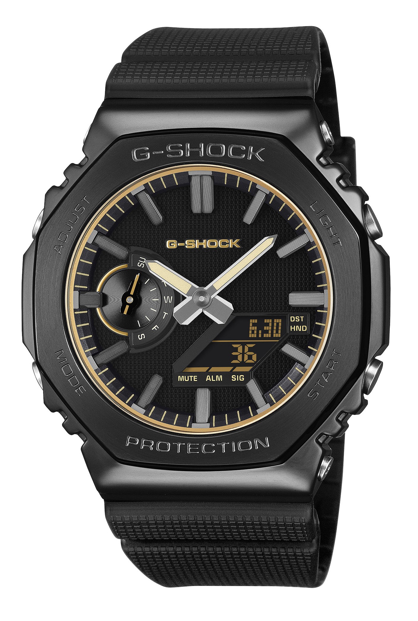 Casio Herren Armbanduhr G-Shock GM-2100LXB-1A9ER Lux Black analog digital