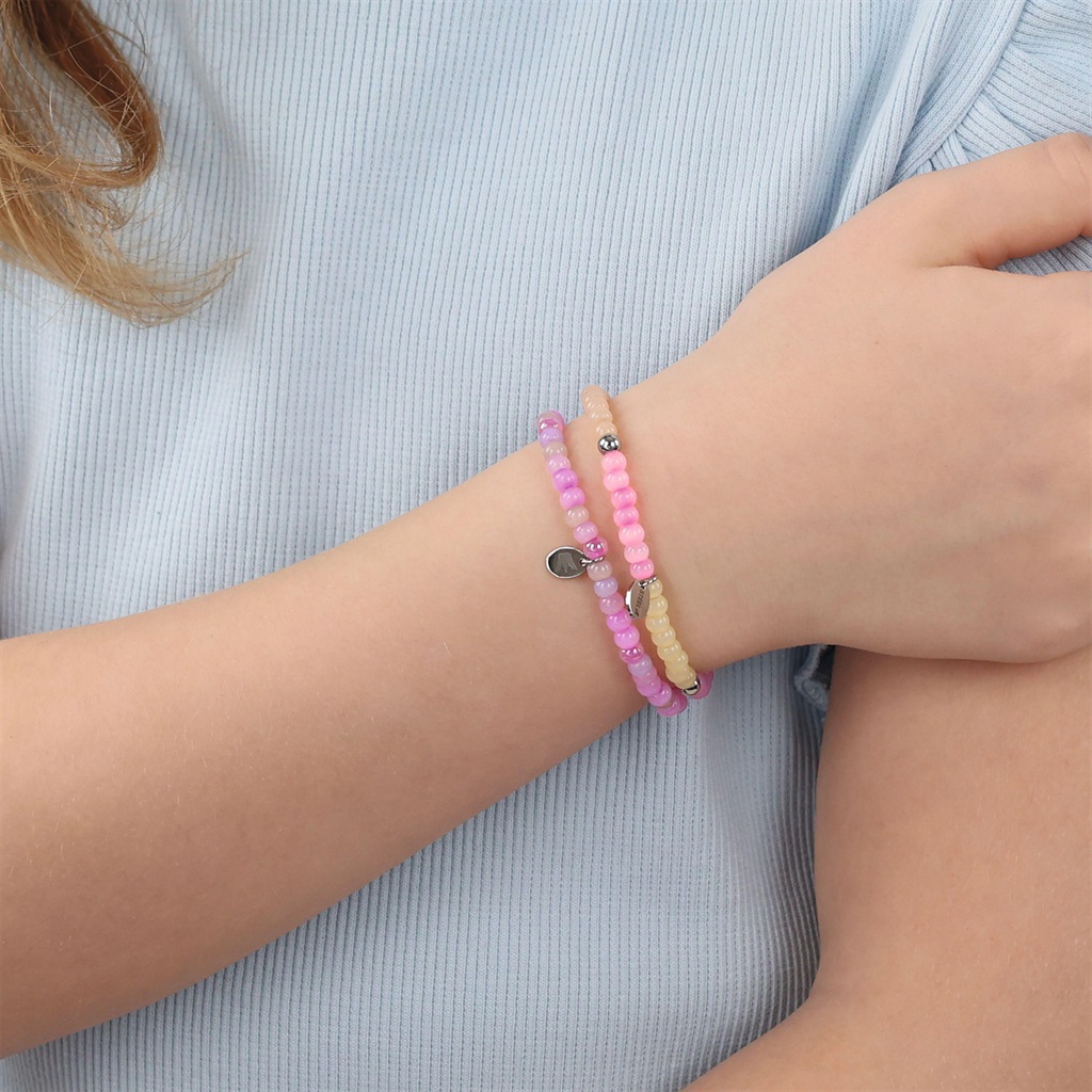 Lillifee Mädchen Armband-Set 2101035 Edelstahl Glasperlen bunt