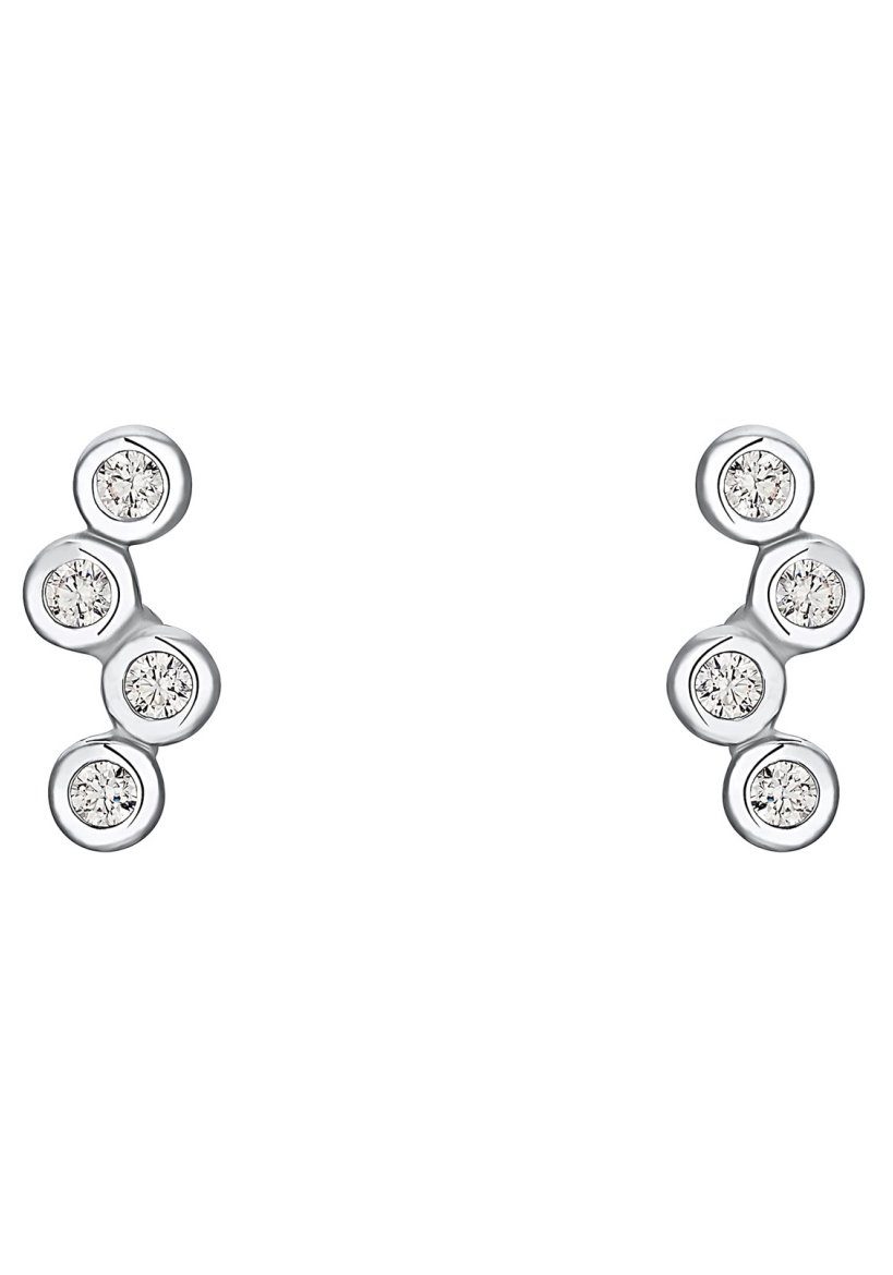 s.Oliver Damen Ohrstecker 2034408 Silber 925 synth. Zirkonia