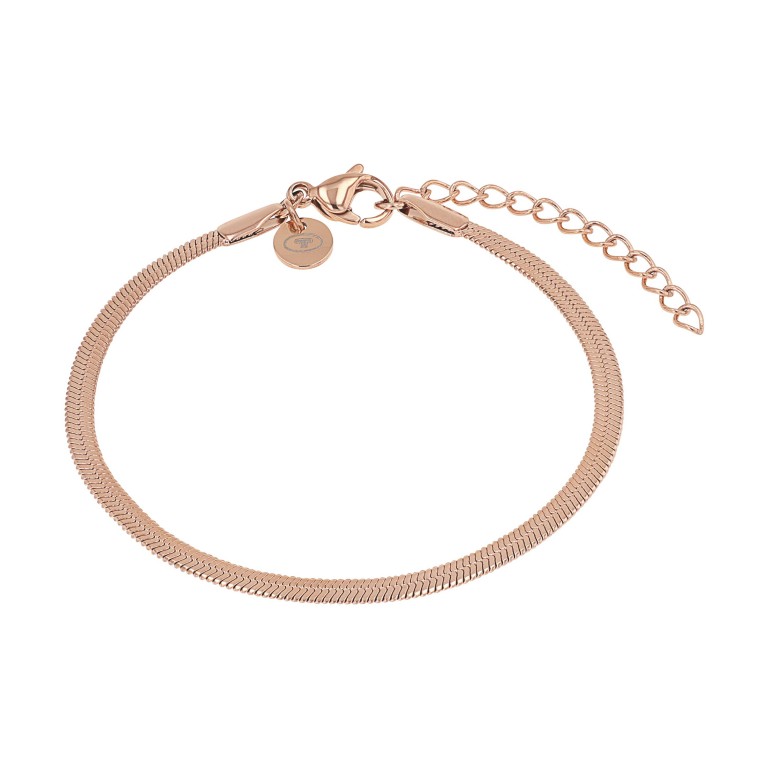 Tom Tailor Damen Armband 2100626 Edelstahl roségoldplattiert
