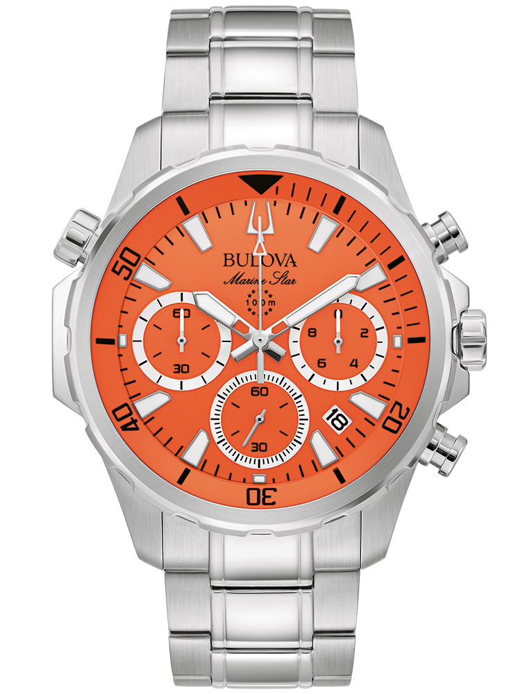 Bulova Herren Armbanduhr 96B395 Chronograph Marine Star