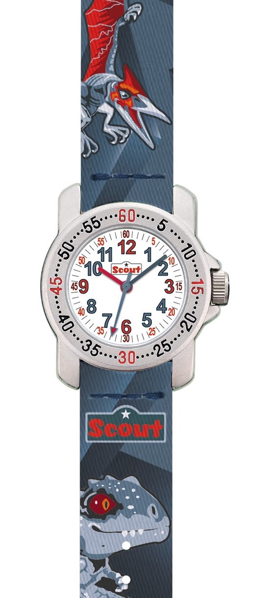 Scout Jungen Armbanduhr Action Boys 280376044 Dino
