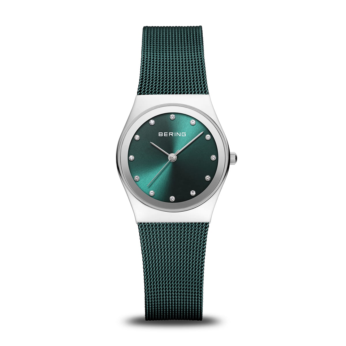 Bering Damen Armbanduhr 12927-808 Classic Milanaiseband grün