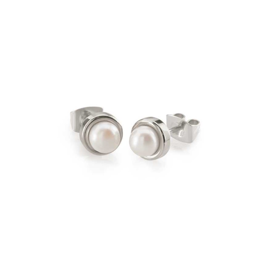 Boccia Damen Ohrstecker 0594-01 Titan Süßwasser-Zuchtperle