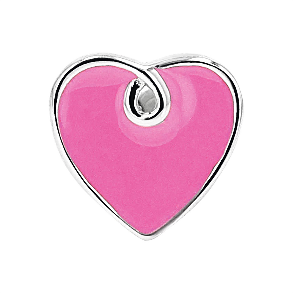 Lillifee Mädchen Ohrstecker 2101027 Herz pink Silber 925