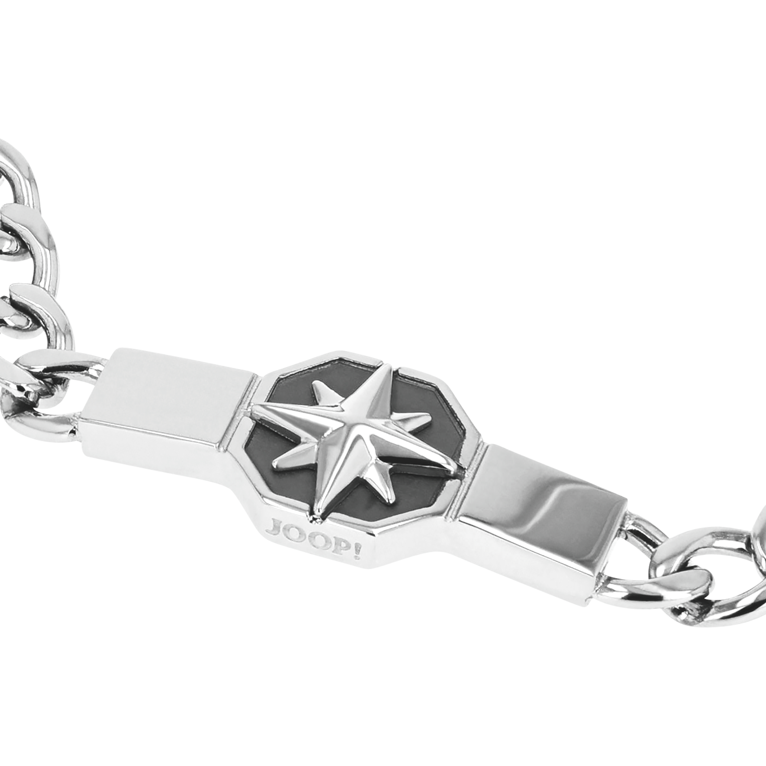 Joop! Herren Armband 2100989 mit Kompassmotiv Edelstahl IP Gun