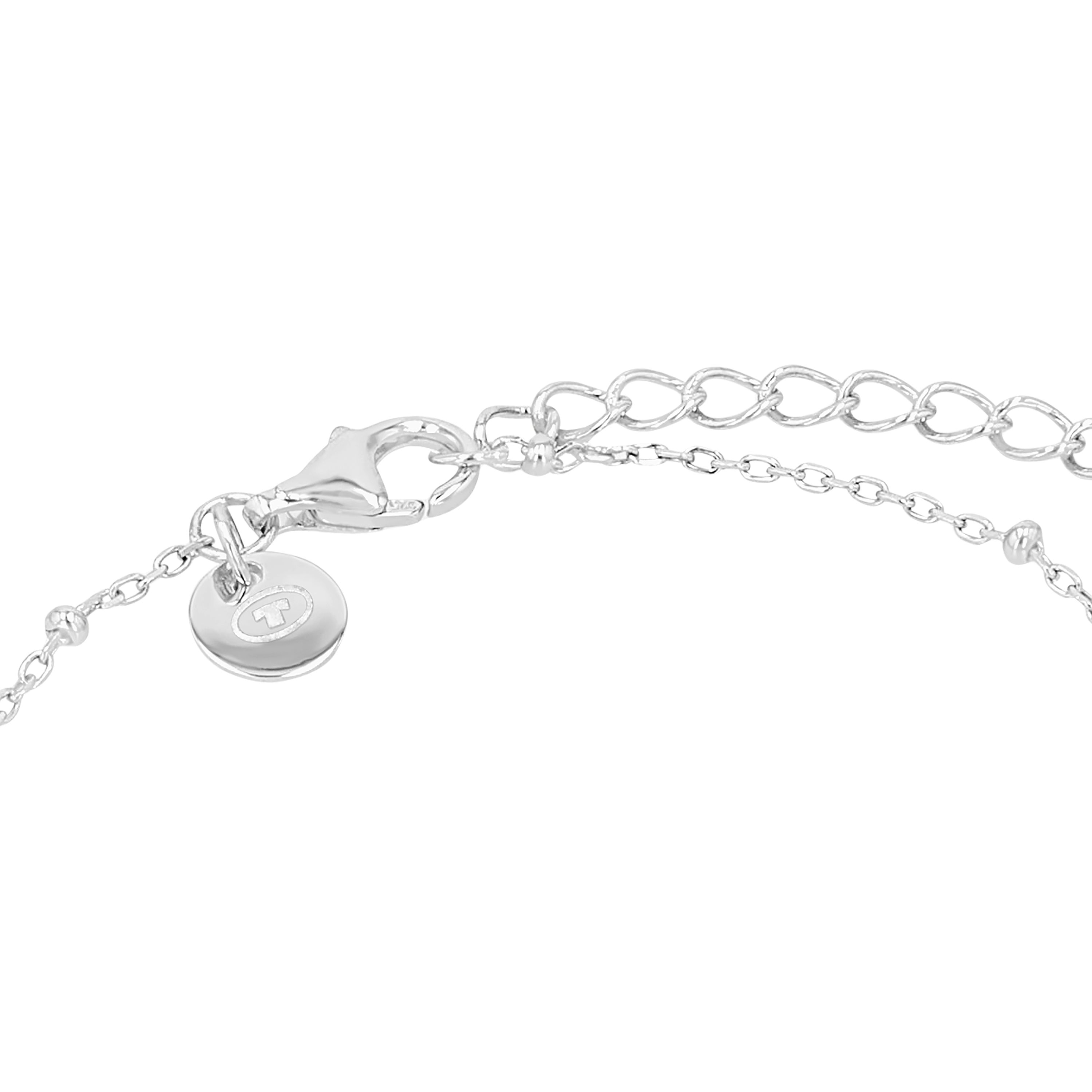 Tom Tailor Damen Armband mit Seestern 2101255 Silber 925 synth. Zirkonia
